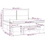 Box spring bed with dark gray velvet mattress 200x200 cm by , Beds and slatted bases - Ref: Foro24-3137804, Price: 670,57 €, ...