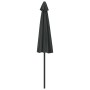 Semicircular balcony umbrella with gray aluminum pole 270x144 cm by , Umbrellas - Ref: Foro24-44589, Price: 62,58 €, Discount: %