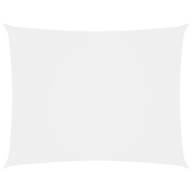 Rechteckige Segelmarkise aus weißem Oxford-Stoff, 2,5 x 4 m von , Sonnenschirme - Ref: Foro24-135262, Preis: 29,66 €, Rabatt: %