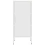 Armario de almacenamiento acero blanco 42,5x35x101,5 cm de , Taquillas y armarios de almacenamiento - Ref: Foro24-336197, Pre...