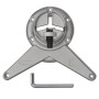 4 höhenverstellbare Tischbeine 710 mm in Chromfarbe von vidaXL, Tischbeine - Ref: Foro24-242133, Preis: 59,22 €, Rabatt: %