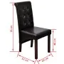Esszimmerstühle 4 Einheiten braunes Kunstleder von , Essstühle - Ref: Foro24-160319, Preis: 374,35 €, Rabatt: %