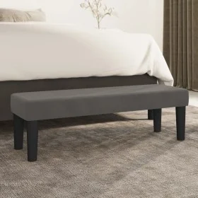 Dark gray velvet bench 100x30x30 cm by , Banks - Ref: Foro24-346667, Price: 50,93 €, Discount: %