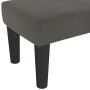 Dark gray velvet bench 100x30x30 cm by , Banks - Ref: Foro24-346667, Price: 50,93 €, Discount: %