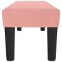 Banco de terciopelo rosa 100x30x30 cm de , Bancos - Ref: Foro24-346671, Precio: 59,25 €, Descuento: %