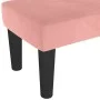 Banco de terciopelo rosa 100x30x30 cm de , Bancos - Ref: Foro24-346671, Precio: 59,25 €, Descuento: %