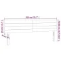 Kopfteile 2 Einheiten aus dunkelbraunem Stoff 100x5x78/88 cm von , Kopf- und Fußteile - Ref: Foro24-346189, Preis: 60,25 €, R...
