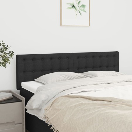 Kopfteile 2 Einheiten aus schwarzem Stoff 72x5x78/88 cm von , Kopf- und Fußteile - Ref: Foro24-346458, Preis: 60,45 €, Rabatt: %