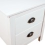 Hill Nachttisch aus massivem weißem Kiefernholz 46x35x49,5 cm von vidaXL, Nachttische - Ref: Foro24-288908, Preis: 104,12 €, ...