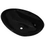Keramikspüle mit Loch für schwarzen ovalen Wasserhahn/Abfluss von vidaXL, Sinkt - Ref: Foro24-141921, Preis: 62,01 €, Rabatt: %