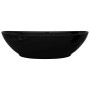 Keramikspüle mit Loch für schwarzen ovalen Wasserhahn/Abfluss von vidaXL, Sinkt - Ref: Foro24-141921, Preis: 67,97 €, Rabatt: %