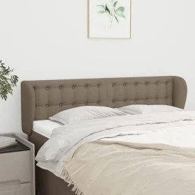 Taupe gray fabric headboard 147x23x78/88 cm by , Headboards and footboards - Ref: Foro24-3117580, Price: 66,90 €, Discount: %