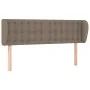Cabecero de tela gris taupe 147x23x78/88 cm de , Cabeceros y pies de cama - Ref: Foro24-3117580, Precio: 66,89 €, Descuento: %