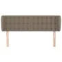 Cabecero de tela gris taupe 147x23x78/88 cm de , Cabeceros y pies de cama - Ref: Foro24-3117580, Precio: 66,89 €, Descuento: %