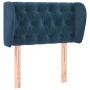 Cabecero de terciopelo azul oscuro 83x23x78/88 cm de , Cabeceros y pies de cama - Ref: Foro24-3117514, Precio: 56,35 €, Descu...