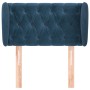 Cabecero de terciopelo azul oscuro 83x23x78/88 cm de , Cabeceros y pies de cama - Ref: Foro24-3117514, Precio: 56,35 €, Descu...