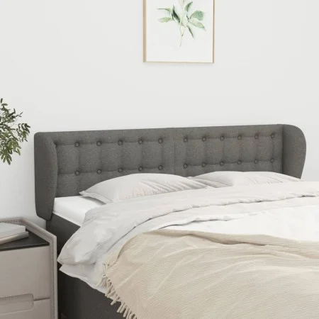 Kopfteil aus dunkelgrauem Stoff, 147 x 23 x 78/88 cm von , Kopf- und Fußteile - Ref: Foro24-3117577, Preis: 83,73 €, Rabatt: %