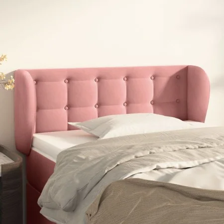 Rosa Samtkopfteil 93x23x78/88 cm von , Kopf- und Fußteile - Ref: Foro24-3117619, Preis: 58,26 €, Rabatt: %