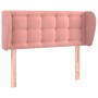 Rosa Samtkopfteil 93x23x78/88 cm von , Kopf- und Fußteile - Ref: Foro24-3117619, Preis: 58,78 €, Rabatt: %