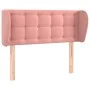 Rosa Samtkopfteil 93x23x78/88 cm von , Kopf- und Fußteile - Ref: Foro24-3117619, Preis: 58,26 €, Rabatt: %