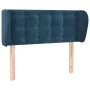 Cabecero de terciopelo azul oscuro 83x23x78/88 cm de , Cabeceros y pies de cama - Ref: Foro24-3117612, Precio: 53,40 €, Descu...