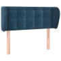 Dunkelblaues Samtkopfteil 83x23x78/88 cm von , Kopf- und Fußteile - Ref: Foro24-3117612, Preis: 54,80 €, Rabatt: %