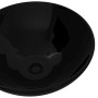 Lavabo de cerámica negro redondo de vidaXL, Lavabos - Ref: Foro24-141929, Precio: 67,63 €
