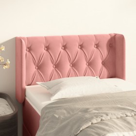 Rosa Samtkopfteil 83x16x78/88 cm von , Kopf- und Fußteile - Ref: Foro24-3119139, Preis: 64,34 €, Rabatt: %