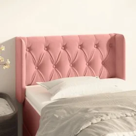 Rosa Samtkopfteil 83x16x78/88 cm von , Kopf- und Fußteile - Ref: Foro24-3119139, Preis: 59,39 €, Rabatt: %