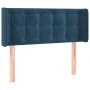 Dunkelblaues Samtkopfteil 83x16x78/88 cm von , Kopf- und Fußteile - Ref: Foro24-3119236, Preis: 47,20 €, Rabatt: %