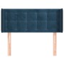 Dunkelblaues Samtkopfteil 83x16x78/88 cm von , Kopf- und Fußteile - Ref: Foro24-3119236, Preis: 50,37 €, Rabatt: %