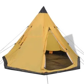 4 person tent yellow by vidaXL, tents - Ref: Foro24-91008, Price: 88,63 €, Discount: %