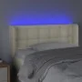 Headboard with LED cream synthetic leather 83x16x78/88 cm by , Headboards and footboards - Ref: Foro24-3123310, Price: 58,37 ...