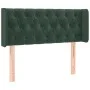 Dunkelgrünes Samtkopfteil mit LED 103x16x78/88 cm von , Kopf- und Fußteile - Ref: Foro24-3123617, Preis: 65,93 €, Rabatt: %