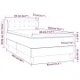 Box spring bed with black velvet mattress 80x200 cm by , Beds and slatted bases - Ref: Foro24-3127699, Price: 285,56 €, Disco...