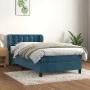 Box spring bed with dark blue velvet mattress 80x200 cm by , Beds and slatted bases - Ref: Foro24-3127701, Price: 269,95 €, D...