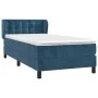 Box spring bed with dark blue velvet mattress 80x200 cm by , Beds and slatted bases - Ref: Foro24-3127701, Price: 269,95 €, D...