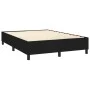 Box spring bed with black fabric mattress 140x200 cm by , Beds and slatted bases - Ref: Foro24-3128287, Price: 517,57 €, Disc...