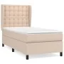 Box spring bed with cappuccino synthetic leather mattress 80x200 cm by , Beds and slatted bases - Ref: Foro24-3129002, Price:...