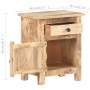 Rough mango wood bedside table 40x30x50 cm by vidaXL, Nightstands - Ref: Foro24-320234, Price: 153,25 €, Discount: %