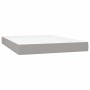 Boxspringbett mit hellgrauer Stoffmatratze 140x200 cm von , Betten und Lattenroste - Ref: Foro24-3126565, Preis: 443,38 €, Ra...