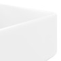 Lavabo de cerámica cuadrado orificio de grifo y desagüe blanco de vidaXL, Lavabos - Ref: Foro24-141936, Precio: 61,86 €, Desc...