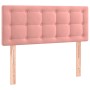 Boxspringbett mit rosa Samtmatratze 90x200 cm von , Betten und Lattenroste - Ref: Foro24-3131182, Preis: 304,97 €, Rabatt: %