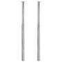Patas de mesa telescópicas 2 unidades cromo 710 mm-1100 mm de vidaXL, Patas para mesas - Ref: Foro24-242151, Precio: 50,41 €,...