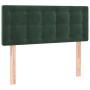 Cama box spring colchón y LED terciopelo verde oscuro 90x200 cm de , Camas y somieres - Ref: Foro24-3134624, Precio: 311,47 €...