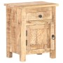 Rough mango wood bedside table 40x30x50 cm by vidaXL, Nightstands - Ref: Foro24-320234, Price: 153,25 €, Discount: %
