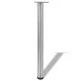 4 höhenverstellbare Tischbeine 710 mm, Farbe Nickel poliert von vidaXL, Tischbeine - Ref: Foro24-242145, Preis: 54,06 €, Raba...