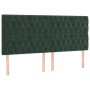 Boxspringbett mit dunkelgrüner Samtmatratze 200x200 cm von , Betten und Lattenroste - Ref: Foro24-3138046, Preis: 824,19 €, R...