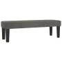 Box spring bed with dark gray velvet mattress 160x200 cm by , Beds and slatted bases - Ref: Foro24-3138092, Price: 561,09 €, ...