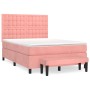 Boxspringbett mit rosa Samtmatratze 140x200 cm von , Betten und Lattenroste - Ref: Foro24-3138090, Preis: 545,76 €, Rabatt: %